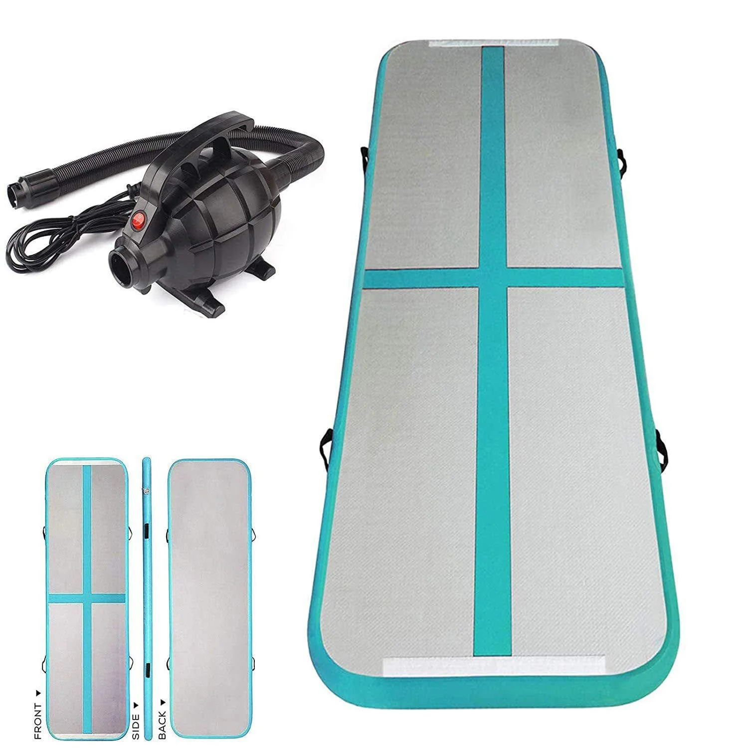 Inflatable Gymnastics Air Mat Set – 3pcs with Electric Pump - Image 10