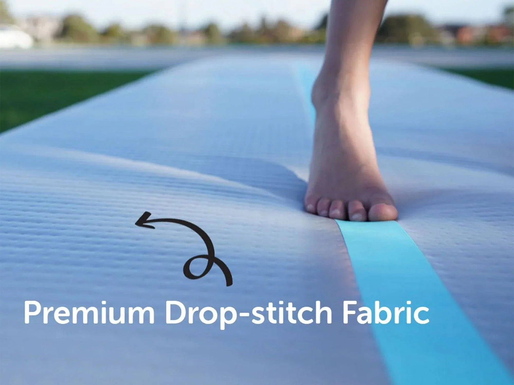 MEMAX Extra-Wide Inflatable Gym Mat - 2M Width - Image 17