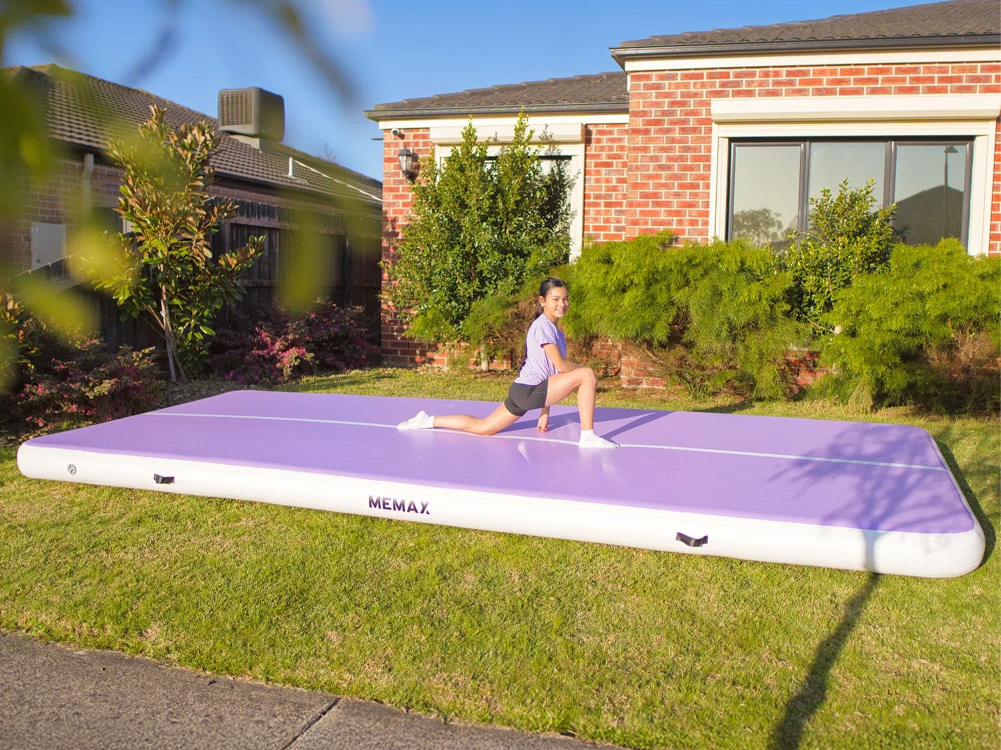 MEMAX Extra-Wide Inflatable Gym Mat - 2M Width - Image 6