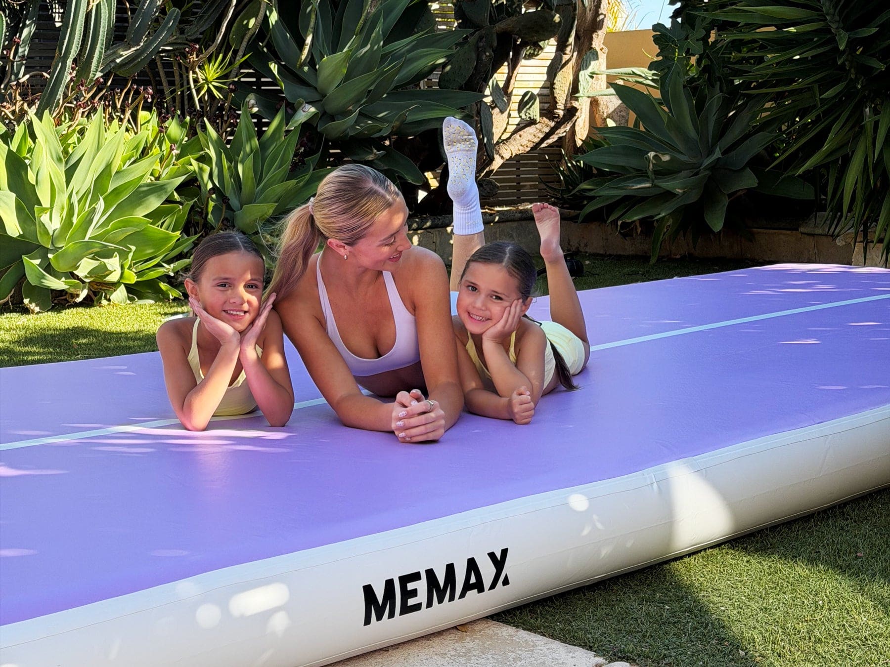 MEMAX Extra-Wide Inflatable Gym Mat - 2M Width - Image 8