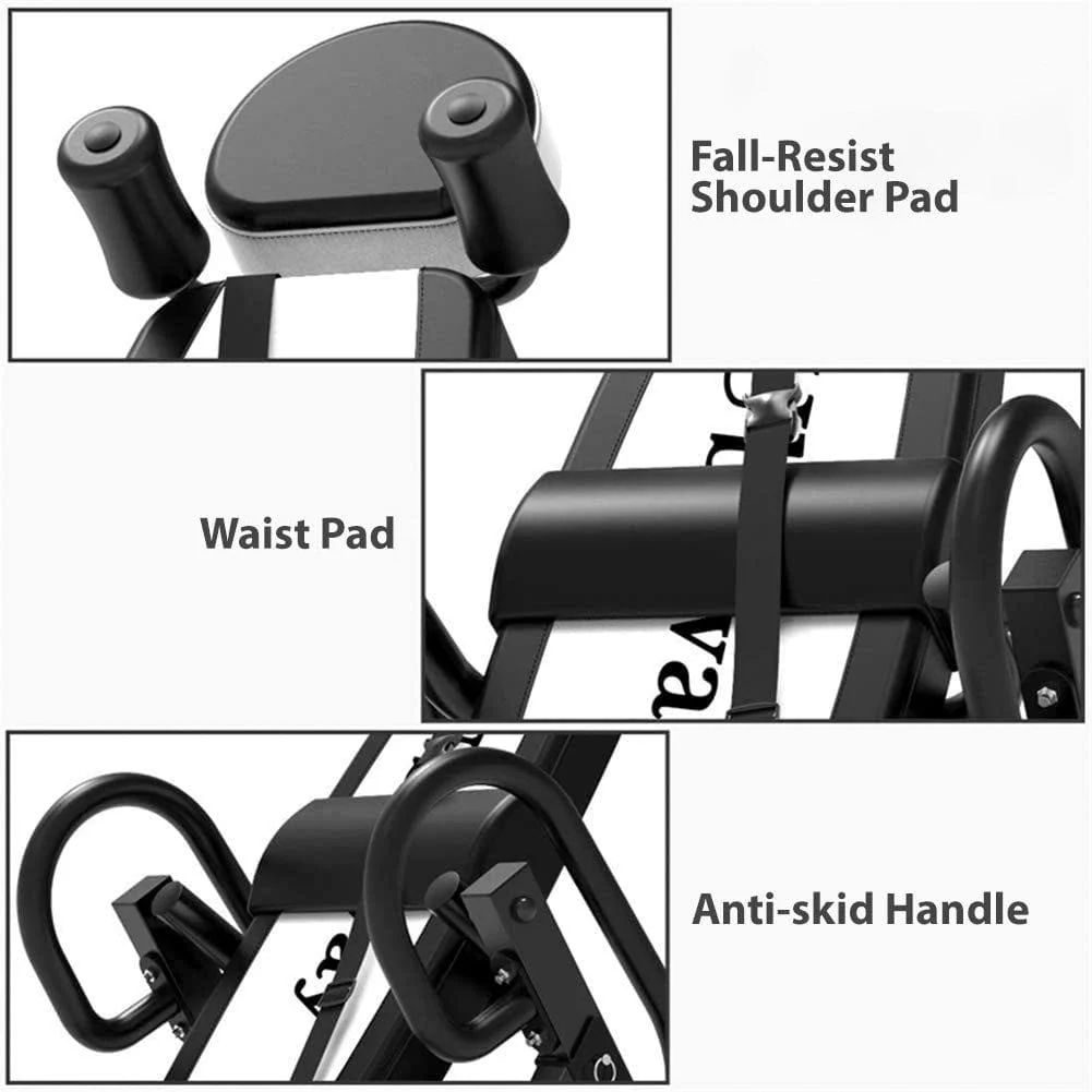 Foldable Gravity Inversion Table for Back Pain Relief - Image 5