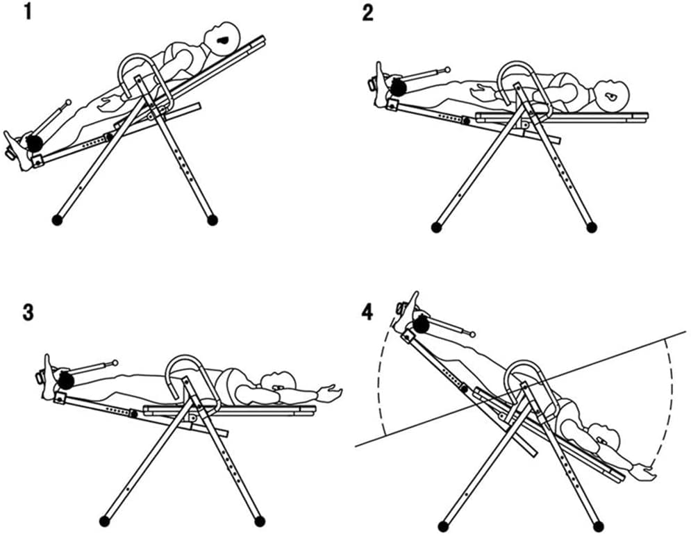 Foldable Gravity Inversion Table for Back Pain Relief - Image 6