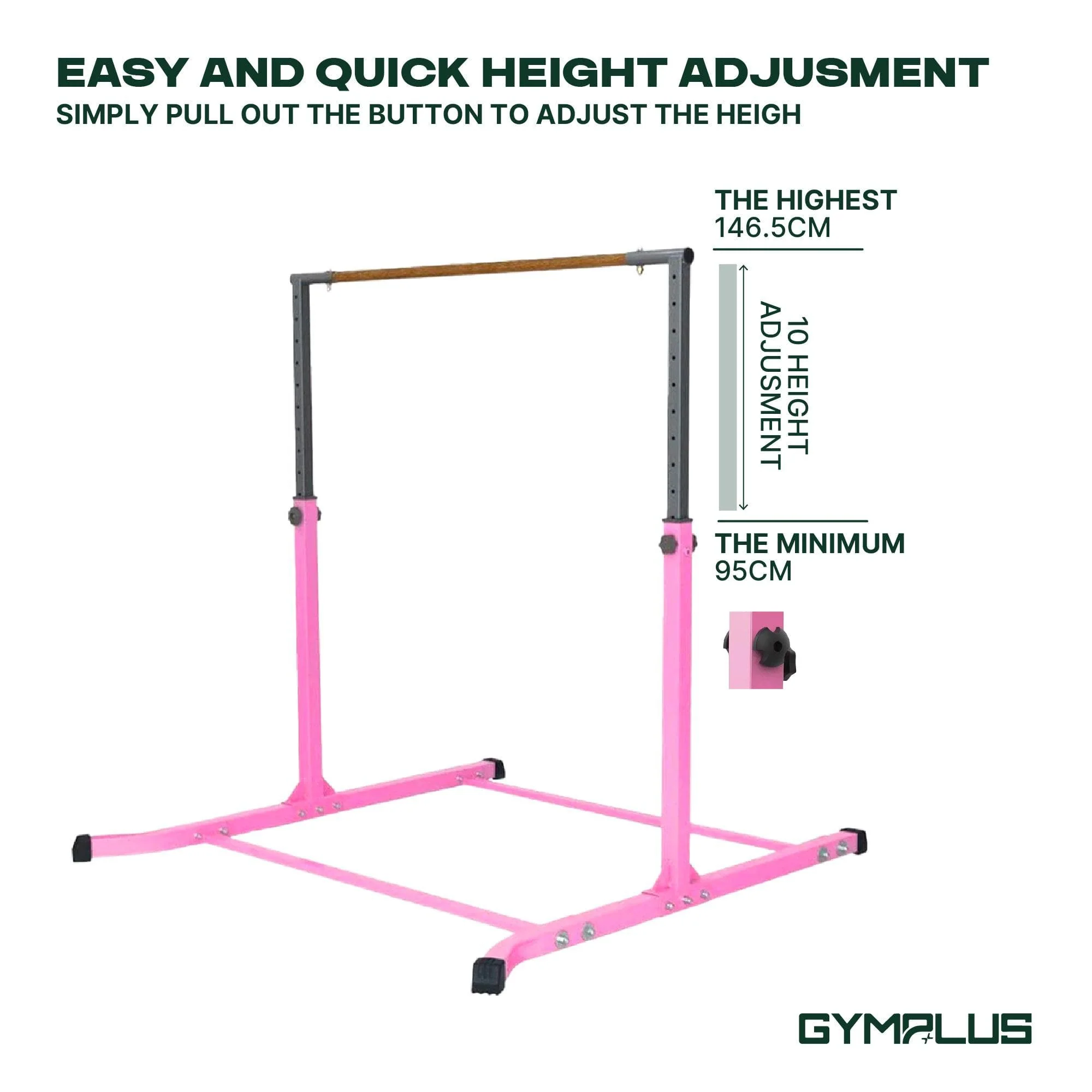 MEMAX Gymnastic Junior Training Bar Set - Image 8