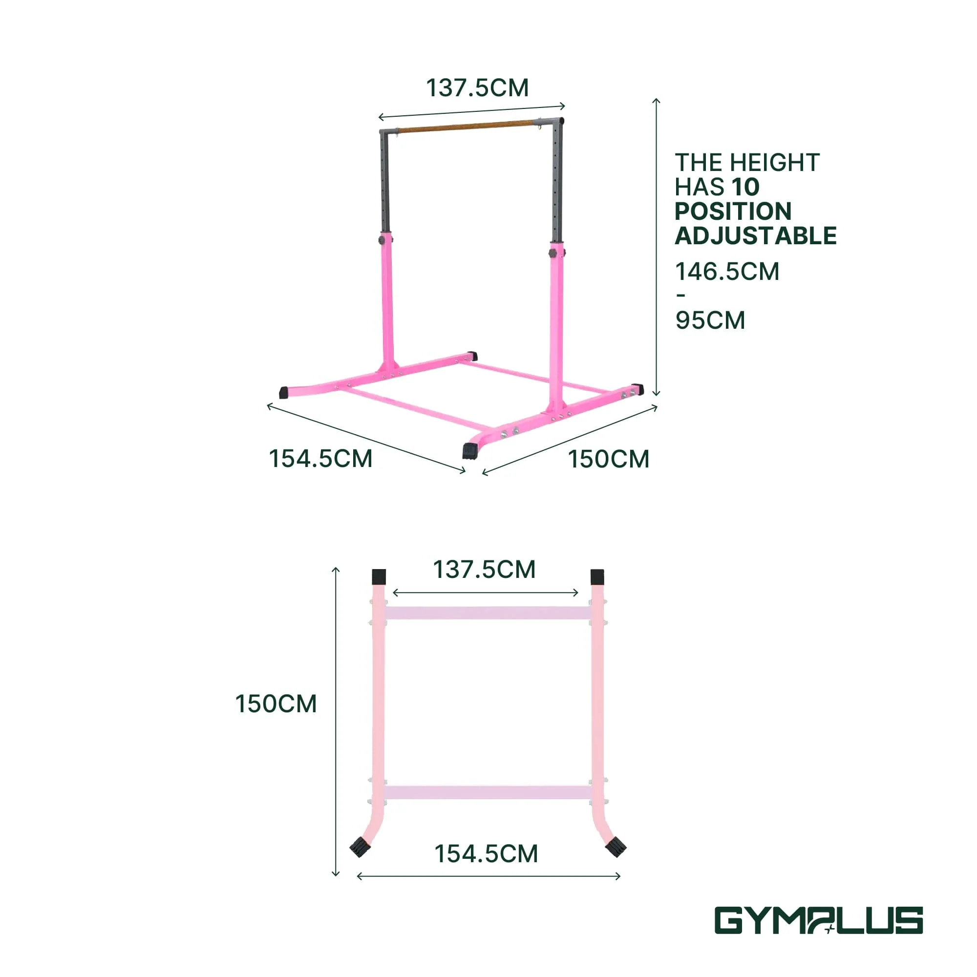 MEMAX Gymnastic Junior Training Bar Set - Image 9